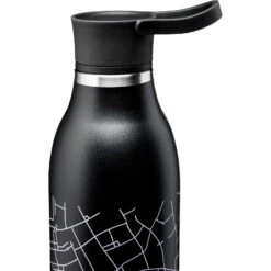 Aladdin CityLoop Thermavac 600 Ml - Thermo-Trinkflasche -Tatonka Geschaft aladdin cityloop thermavac 600 ml thermo trinkflasche lava schwarz print ala 10 10870 008 57