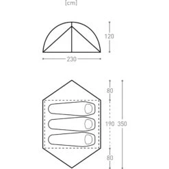 BACH Guam 3 - Drei-Personen-Kuppelzelt -Tatonka Geschaft bach guam 3 drei personen kuppelzelt willow bough green bac 282974 7010 222 3