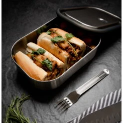 Black+blum Stainless Steel Lunchbox 1 Liter - Edelstahl-Proviantdose -Tatonka Geschaft black blum stainless steel lunchbox 1 liter edelstahl proviantdose bbl bam ss l003 8