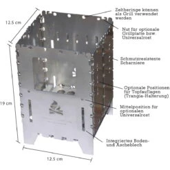 Bushcraft Essentials Bushbox XL Profi Set - HOBO Kocher -Tatonka Geschaft bushcraft essentials bushbox xl profi set hobo kocher bce 024 2