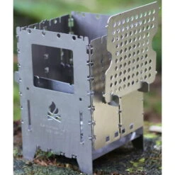 Bushcraft Essentials Bushbox XL Titanium - HOBO Kocher -Tatonka Geschaft bushcraft essentials bushbox xl titanium hobo kocher bce 037 9