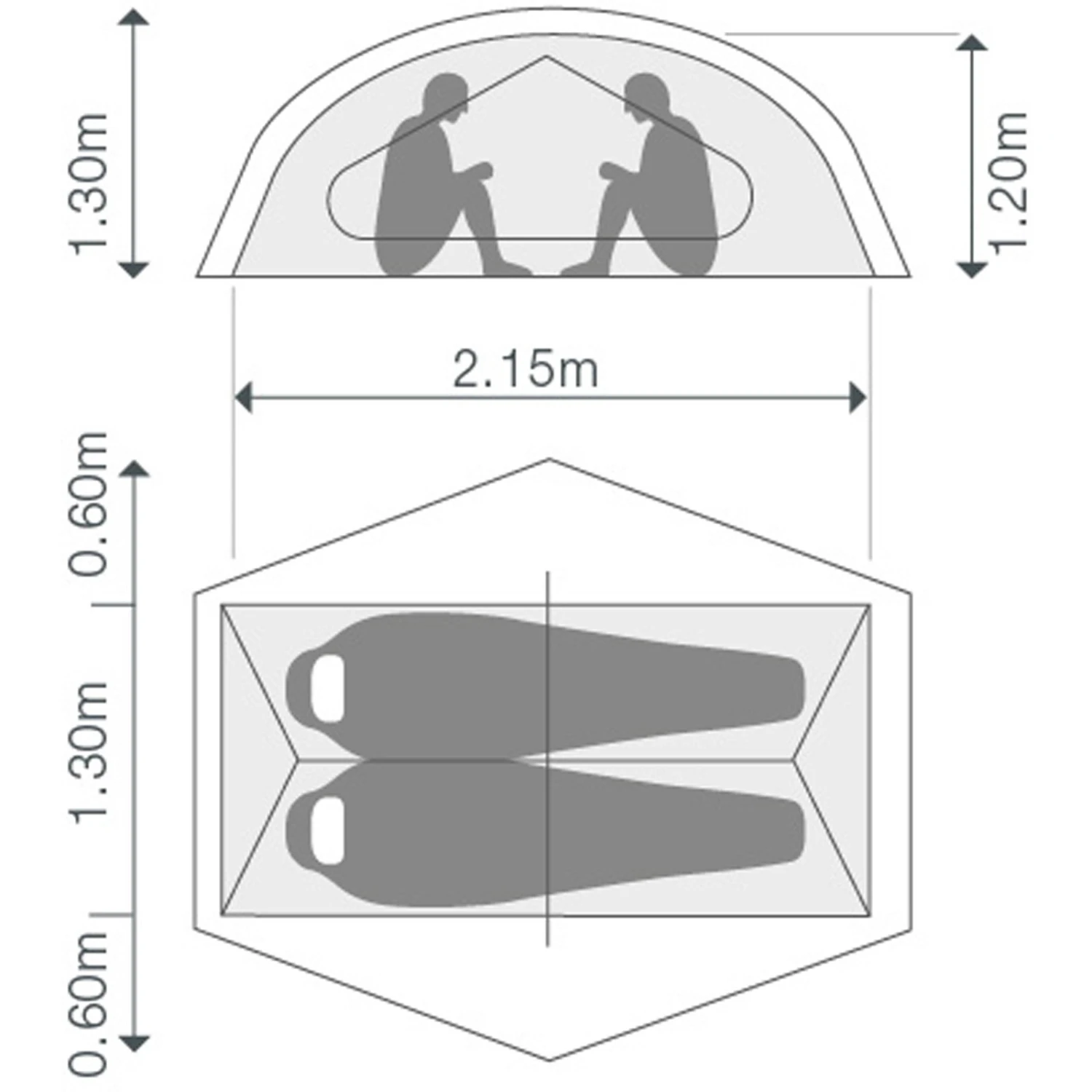 EXPED Lyra II - 2-Personen-Zelt 7 EXPED Lyra II - 2-Personen-Zelt – Bild 5