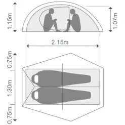 EXPED Mira II HL - Leichtes 2-Personen-Zelt -Tatonka Geschaft exped mira ii hl leichtes 2 personen zelt ep 7640445457170 0