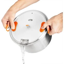 GSI Galcier Stainless Base Camper Large Set - Kochset -Tatonka Geschaft gsi galcier stainless base camper large set kochset 68184 0