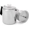 GSI Glacier Stainless 6 Cup Percolator - Kaffee-Kocher -Tatonka Geschaft gsi glacier stainless 6 cup percolator kaffee kocher 365206