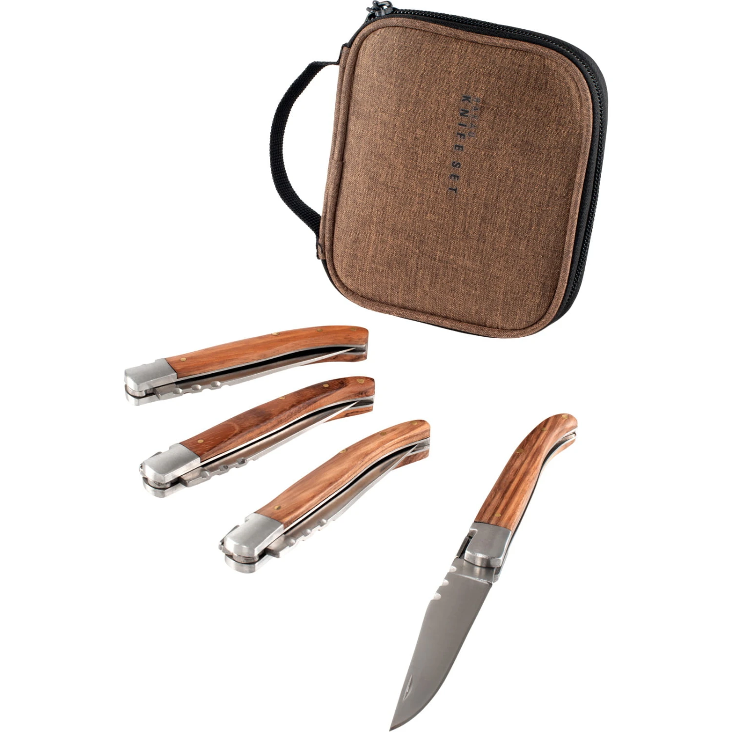 GSI Rakau Folding Steak Knife Set - Messer-Set 3 GSI Rakau Folding Steak Knife Set - Messer-Set