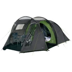 HIGH PEAK Ancona 5.0 - Familienzelt -Tatonka Geschaft high peak ancona 5 0 familienzelt light grey dark green hip 10249 2