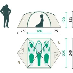 Jack Wolfskin Eclipse III - 3-Personen-Zelt -Tatonka Geschaft jack wolfskin eclipse iii 3 personen zelt jw 3008071 4181 os 4