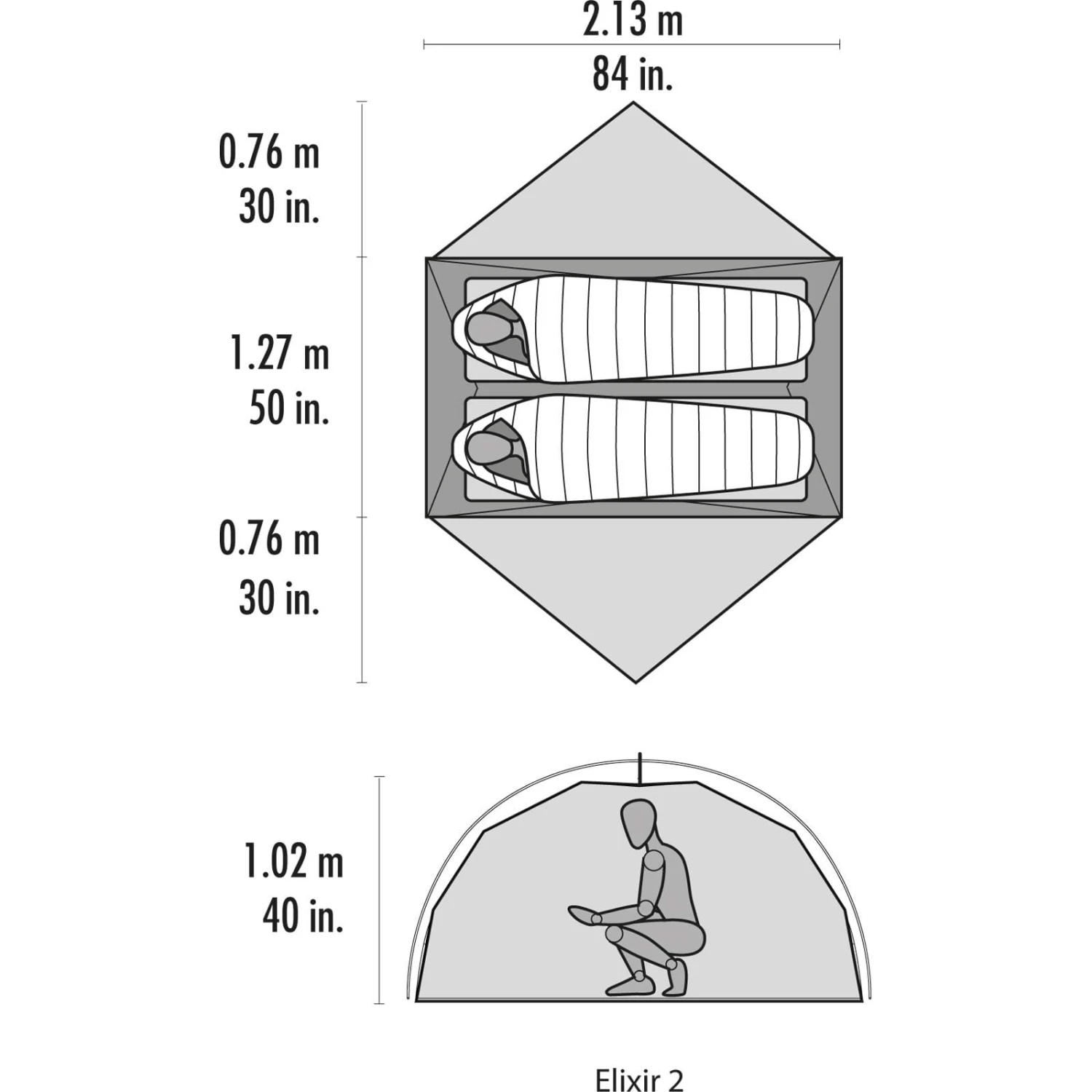 MSR Elixir 2 - Zwei-Personen-Zelt 7 MSR Elixir 2 - Zwei-Personen-Zelt – Bild 5