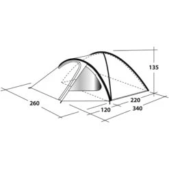 Outwell Cloud 4 - Vier-Personen-Zelt -Tatonka Geschaft outwell cloud 4 vier personen zelt green grey rl 150176 1