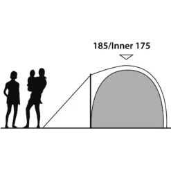 Outwell Cloud 5 - Fünf-Personen-Zelt -Tatonka Geschaft outwell cloud 5 fuenf personen zelt green grey rl 150177 2