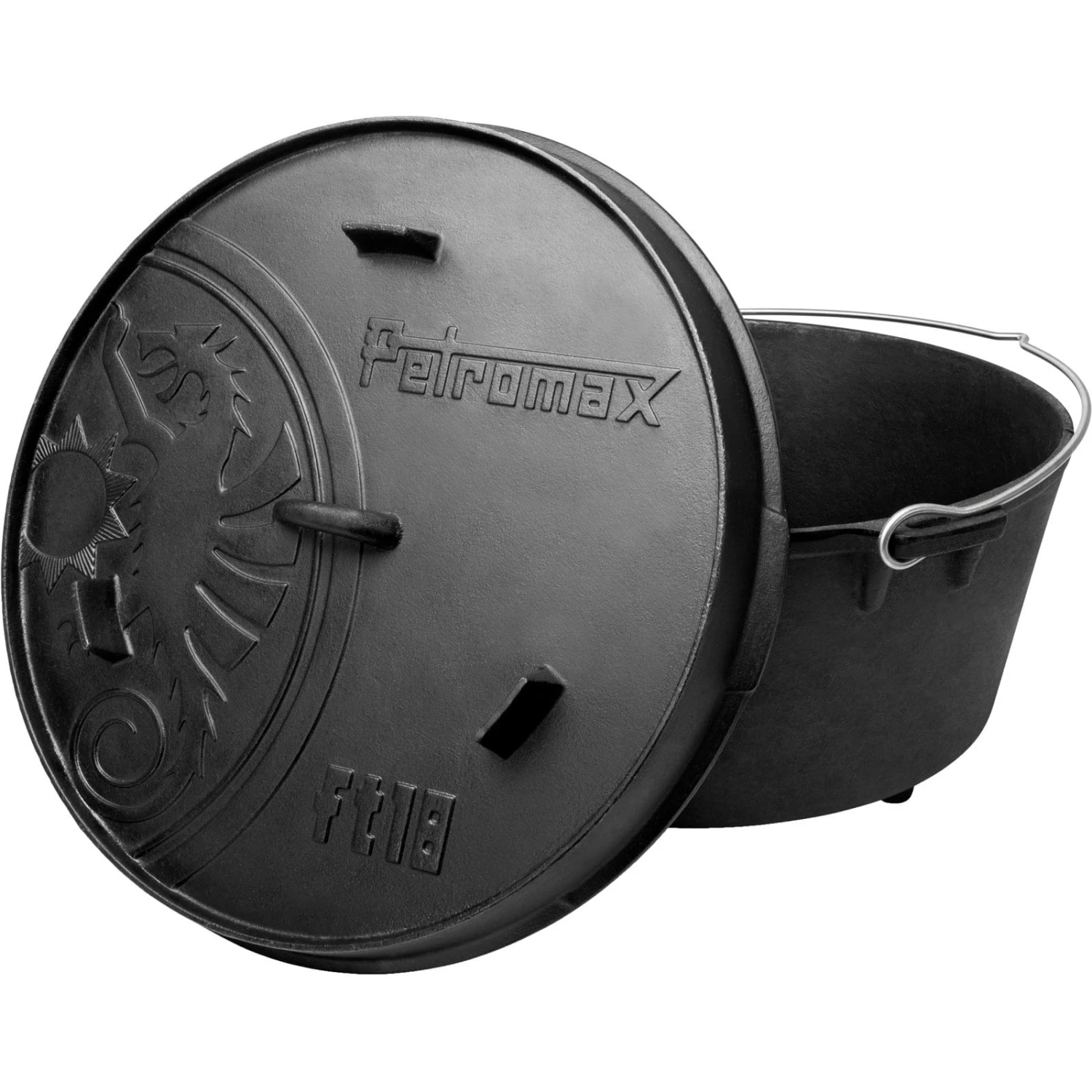 Petromax Feuertopf Ft18 Mit Füßen - Dutch Oven 3 Petromax Feuertopf Ft18 Mit Füßen - Dutch Oven