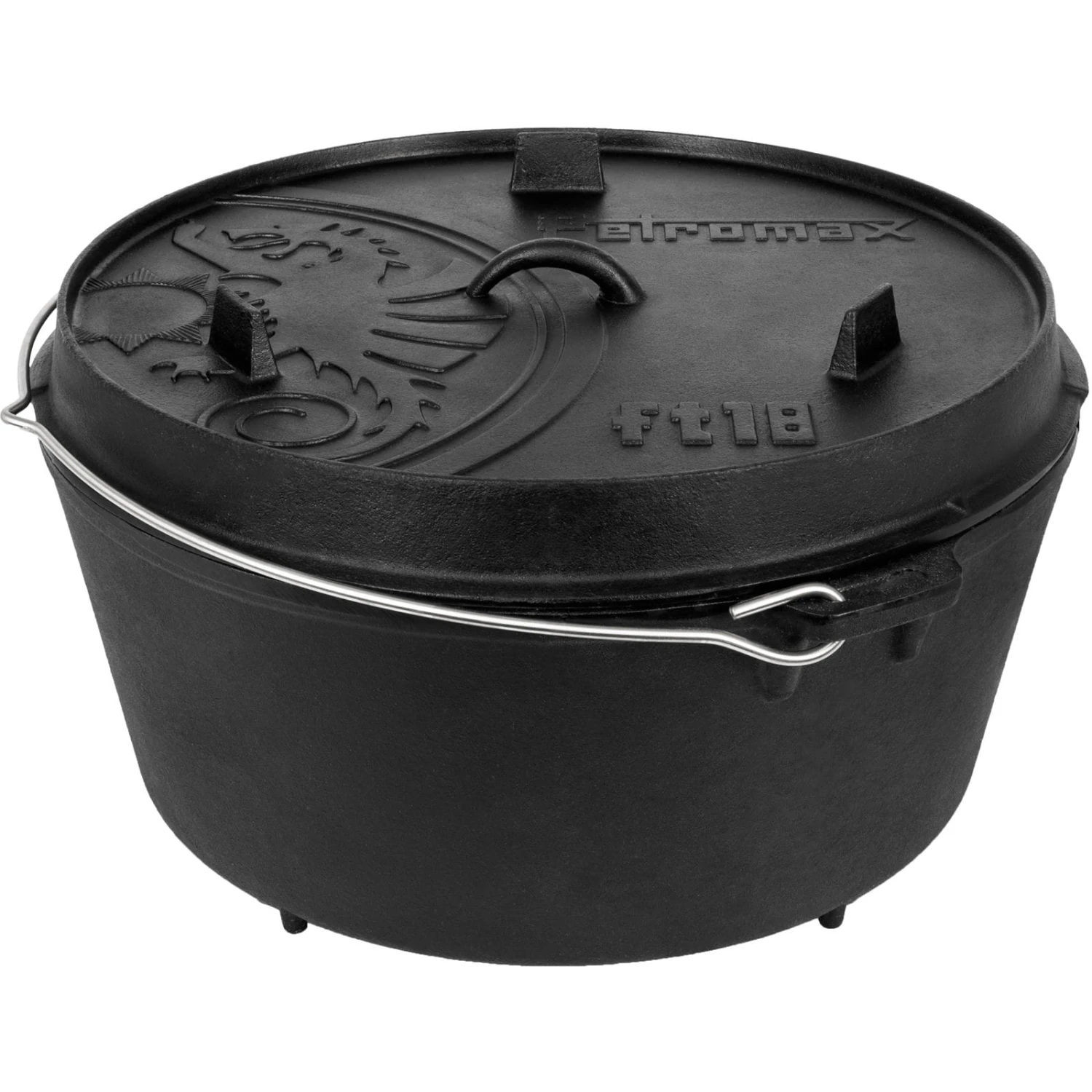 Petromax Feuertopf Ft18 Mit Füßen - Dutch Oven 4 Petromax Feuertopf Ft18 Mit Füßen - Dutch Oven – Bild 2