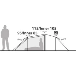 Robens Nordic Lynx 3 - Drei-Personen-Tunnelzelt -Tatonka Geschaft robens nordic lynx 3 drei personen tunnelzelt green rl 152178 15