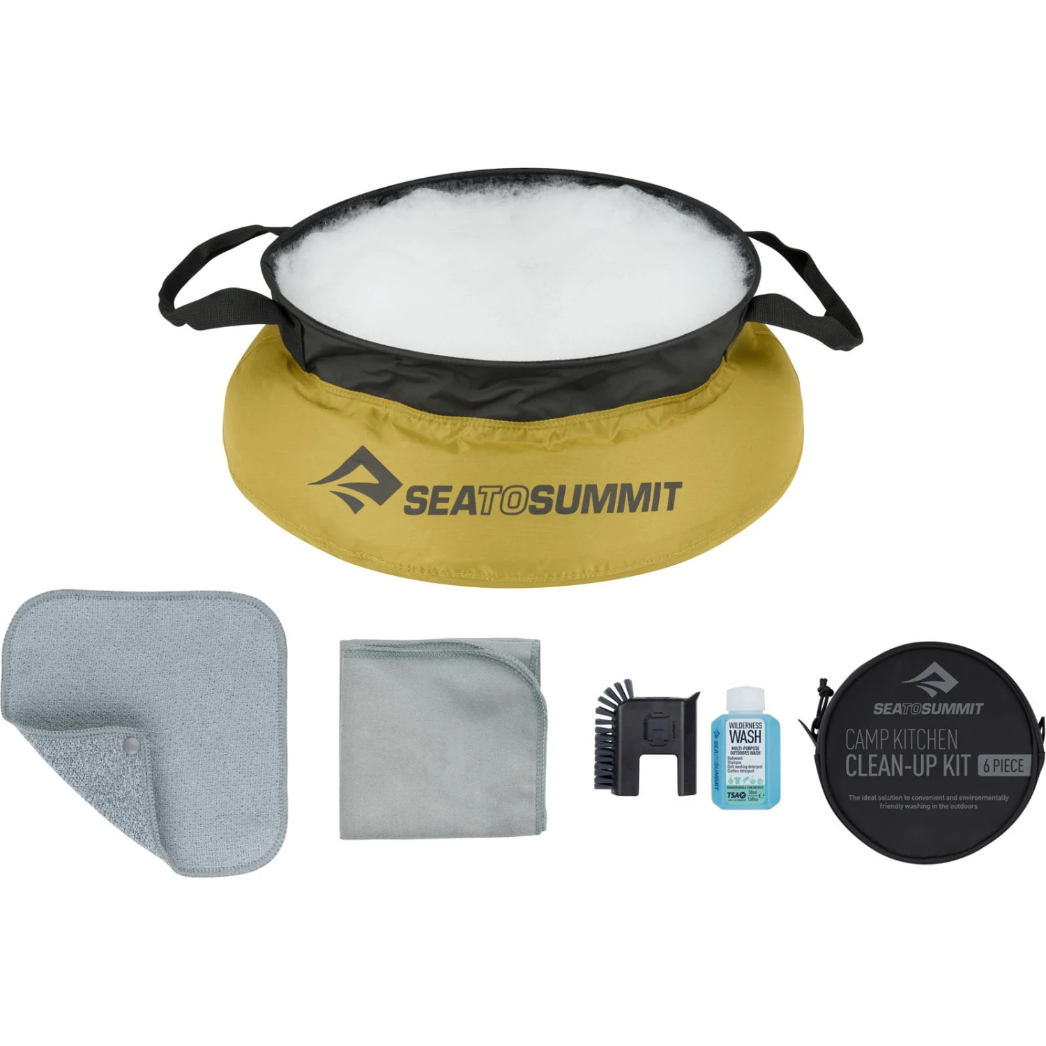 Sea To Summit Camp Kitchen Clean-Up Kit - Waschset 3 Sea To Summit Camp Kitchen Clean-Up Kit - Waschset