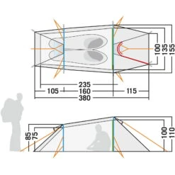 Tatonka Gargia 2 - Zwei-Personen-Zelt -Tatonka Geschaft tatonka gargia 2 zwei personen zelt stone grey olive tat 2602 332 2