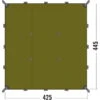 Tatonka Tarp 1 - Zeltplane -Tatonka Geschaft tatonka tarp 1 light olive 2485 210 2