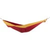 TICKET TO THE MOON King Size Hammock - Hängematte -Tatonka Geschaft ticket to the moon king size hammock haengematte burgundy dark yellow ttm tmk 3503 0