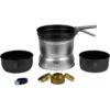 Trangia Sturmkocher Set Groß 25-5 UL Spiritus - Ohne Wasserkessel -Tatonka Geschaft trangia sturmkocher set gross 25 5 ul spiritus ohne wasserkessel sc 140255