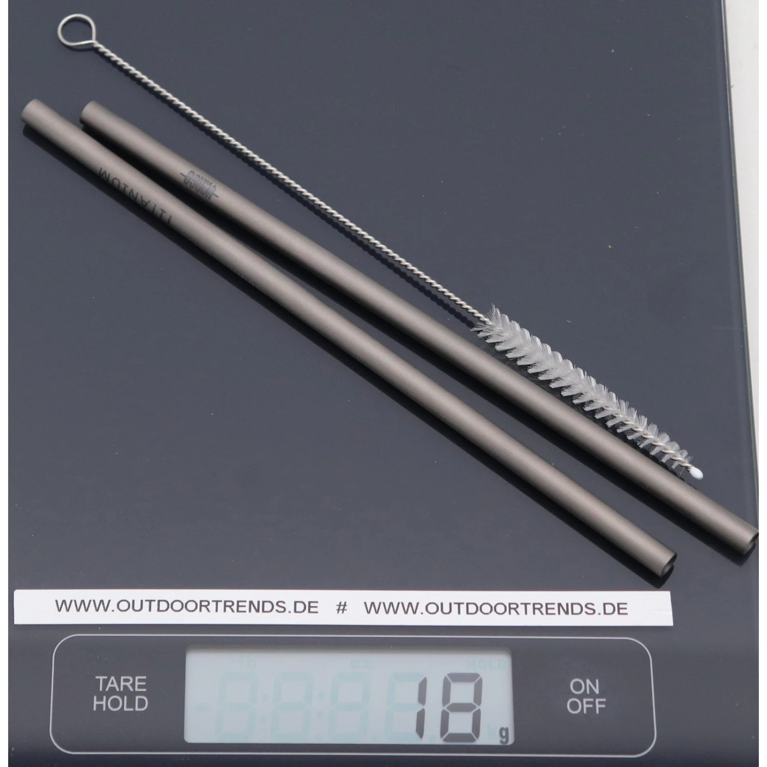 VARGO Straw - Titan Trinkhalme + Bürste 4 VARGO Straw - Titan Trinkhalme + Bürste – Bild 2