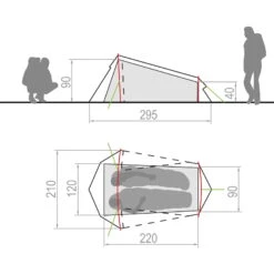 VAUDE Arco 1-2P - Tunnelzelt -Tatonka Geschaft vaude arco 1 2p tunnelzelt 12257 4590 6