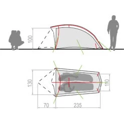 VAUDE Hogan SUL 2P - 3-Seasons Zelt -Tatonka Geschaft vaude hogan sul 2p 3 seasons zelt vau 12481 1820 2