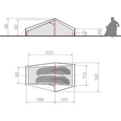 VAUDE Lizard Seamless 1-2P - Zelt -Tatonka Geschaft vaude lizard seamless 1 2p zelt cress green vau 14417 1820 3