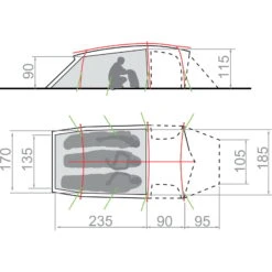VAUDE Mark XT 3P - Expeditionszelt -Tatonka Geschaft vaude mark xt 3p expeditionszelt green vau 14218 4000 2