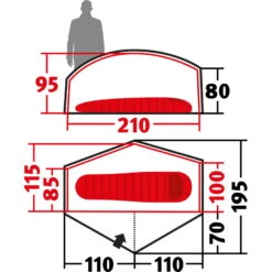 Wechsel Bella Zero-G Line - 1,5-Personen-Zelt -Tatonka Geschaft wechsel bella zero g line 1 5 personen zelt green wec 231055 2