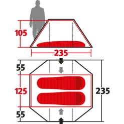 Wechsel Pioneer Zero-G - 2-Personen-Zelt -Tatonka Geschaft wechsel pioneer zero g 2 personen zelt green wec 231054 2